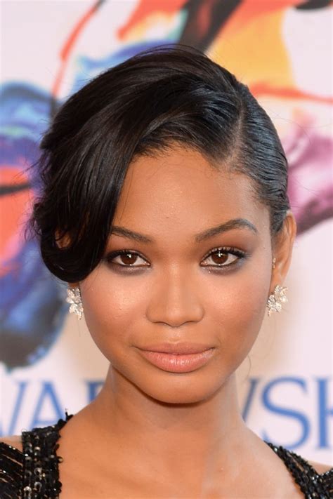 chanel iman makeup looks|Chanel Iman model.